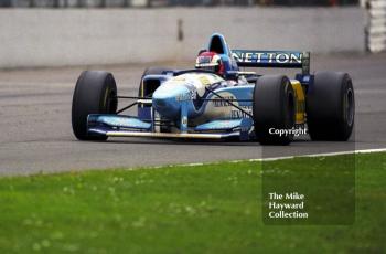 Johnny Herbert, Benetton B195, Silverstone, British Grand Prix 1995.
