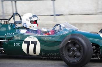 John Palmer, 1965 Brabham BT16, Silverstone Classic 2010