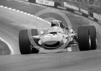 Jackie Stewart, Matra MS10 Ford, Brands Hatch, 1968 British Grand Prix.
