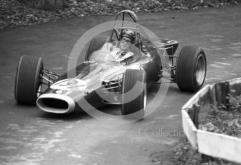 John Cussins, BRM 4WD 670P, 37th National Open meeting, Prescott Hill Climb, 1969.
