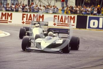 Riccardo Patrese, Brabham BMW BT56, Silverstone, 1987 British Grand Prix.
