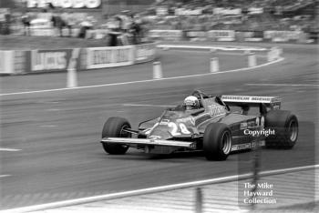 Didier Pironi, Ferrari 126CK, Silverstone, 1981 British Grand Prix.
