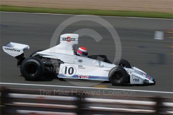 Manfredo Rossi di Montelera, 1974 Brabham BT42, Grand Prix Masters race, Silverstone Cassic 2009.