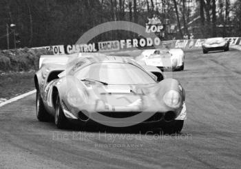 Chris Craft/Eric Liddell, Tech Speed Racing Lola T70GT, Brands Hatch, BOAC 500 1969.
