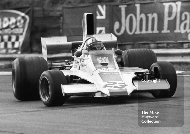 Rolf Stommelen, Embassy Hill Lola Ford T371, Brands Hatch, Race of Champions 1975.
