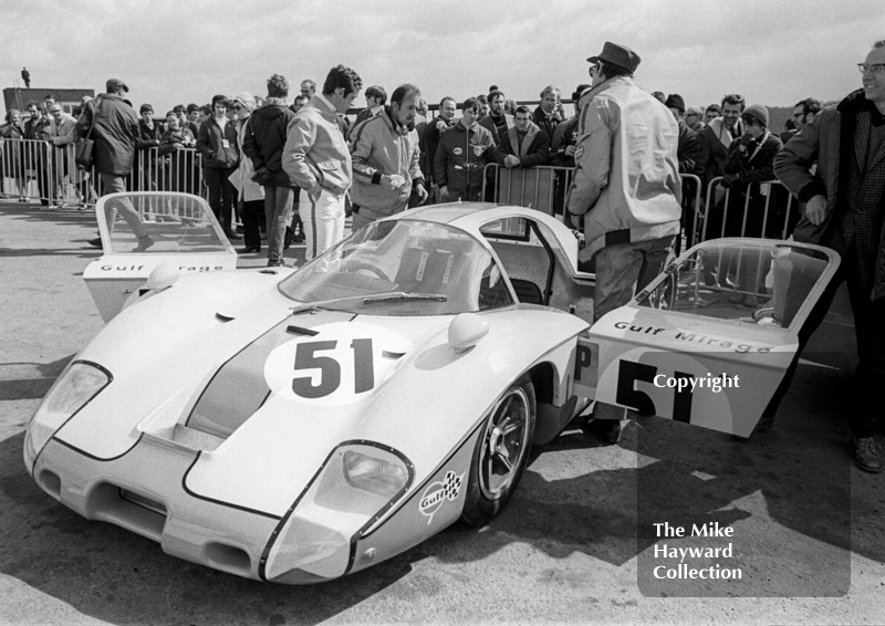 Jacky Ickx/Jackie Oliver, JW Mirage M2, Brands Hatch, BOAC 500 1969.