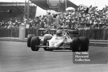 Keke Rosberg, Fittipaldi F8C, Silverstone, 1981 British Grand Prix.
