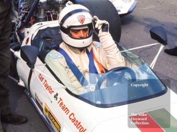 Brian Redman, Sid Taylor Team Castrol McLaren M18, Oulton Park Gold Cup meeting 1971.
