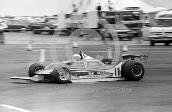 Jody Scheckter, Ferrari 312T4, Silverstone, 1979 British Grand Prix.
