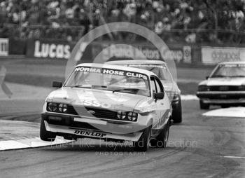 Jonathan Buncombe, Equipe Esso Ford Capri, British Touring Car Championship round, 1981 British Grand Prix, Silverstone.
