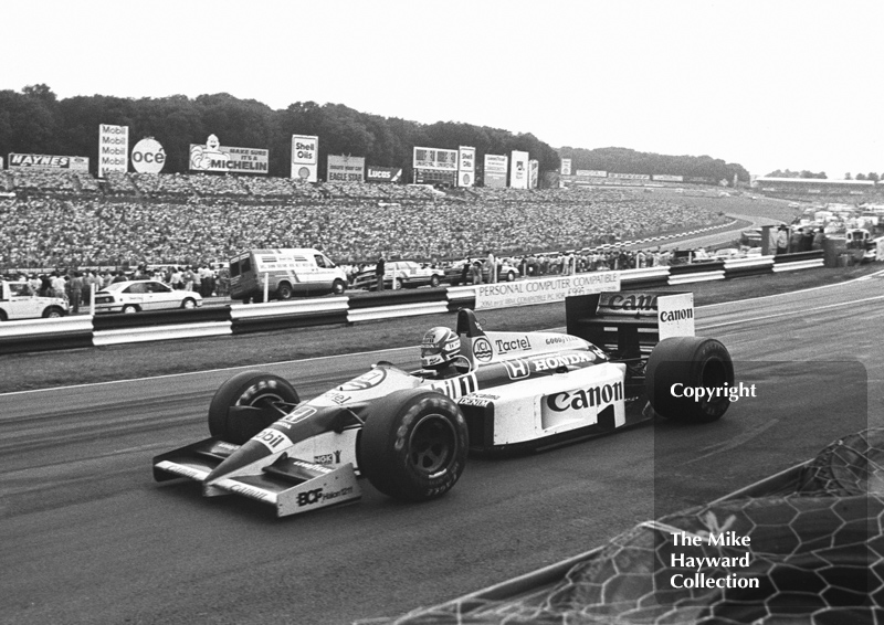 Nigel Mansell, Williams Honda FW11, Brands Hatch, British Grand Prix 1986.