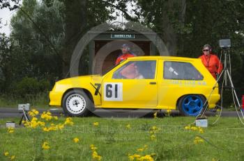 Mike Turpin, Vauxhall Nova, Hagley and District Light Car Club meeting, Loton Park Hill Climb, August 2012. 