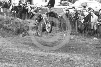 Airborne rider, 1966 ACU Championship meeting, Hawkstone.