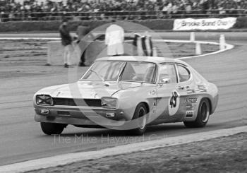 Gerry Birrell, Ford Capri, GKN Transmissions Trophy, International Trophy meeting, Silverstone, 1971.
