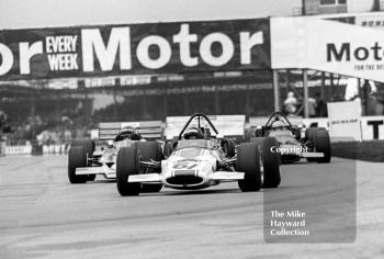 Peter Gethin, Sid Taylor F5000 McLaren M10B Chevrolet, Silverstone International Trophy 1970.
