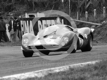 David Piper/Richard Attwood, Ferrari 412, Brands Hatch, BOAC 500 1967.
