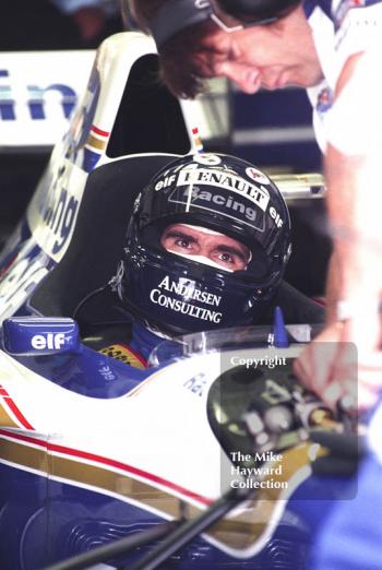 Damon Hill, Williams FW17, Silverstone, British Grand Prix 1995.
