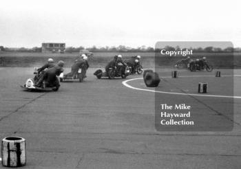 Perton Sidecar action, 1963, Perton Airfield, South Staffordshire.