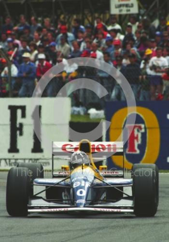 Damon Hill, Williams Renault FW15C, Silverstone, British Grand Prix 1993.
