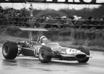 Derek Bell, Ferrari 312 V12, Silverstone, International Trophy 1969.
