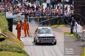 Marcus Willis, Group A Lancia Delta Integrale, 2017 Classic Nostalgia, Shelsley Walsh, July 23.
