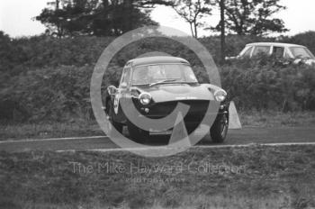 Alan Minshaw, Argyle Motors Reliant Sabre, Loton Park hill climb, 1964.