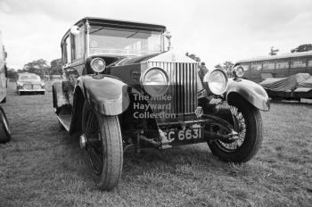 Rolls Royce saloon, reg no GC 6631, 1969 VSCC Richard Seaman Trophies meeting, Oulton Park.