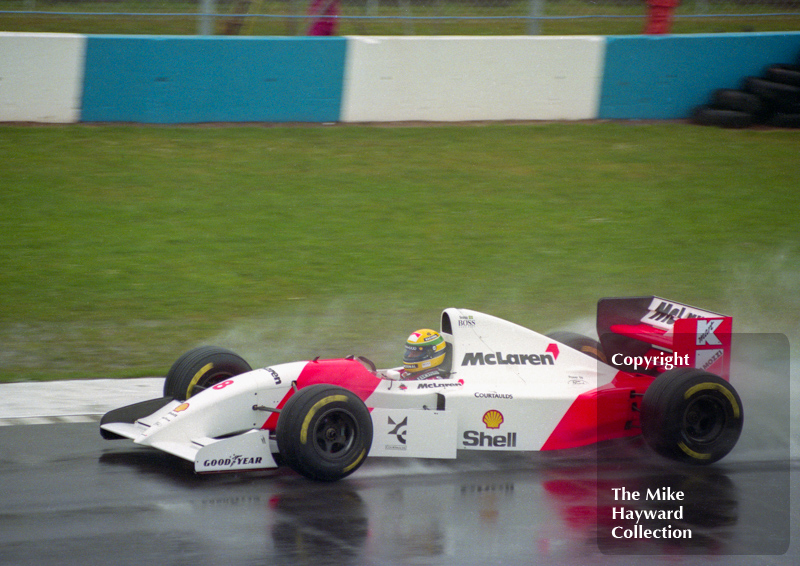 Ayrton Senna, McLaren MP4/8, Donington Park, European Grand Prix 1993.