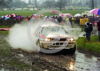 Lancia Martini, 1992 RAC Rally, Weston Park
