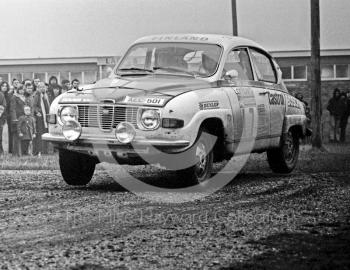 Tapio Rainio/Klaus Lehto, Saab 96, AEC 501, 1974 RAC Rally
