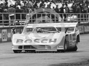 Willi Kauhsen, Porsche 917/10, Silverstone, Super Sports 200 1972.
