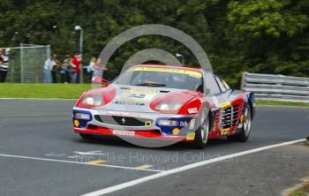 Alan Cosby in a Ferrari F512M at Oulton Park during the Pirelli Ferrari Maranello Challenge, August 2001.
