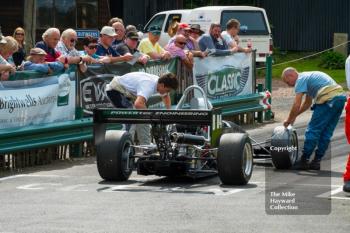 Annie Goodyear, OMS Hornet, Shelsley Walsh Hill Climb, June 1st 2014. 