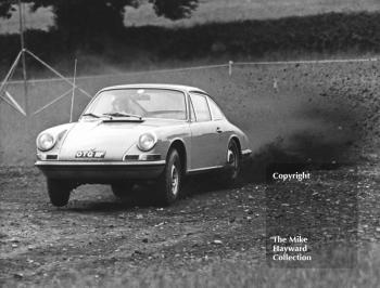 N Harvey, Porsche 911S (reg no 0TG 11F), Express & Star National Autocross, Pattingham, South Staffordshire, 1968.