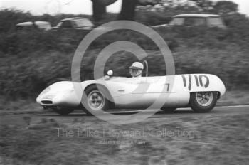 B Field, Lotus 23B, Loton Park hill climb, 1964. 