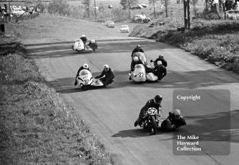 Sidecars, Clay Hill, Oulton Park, 1966
