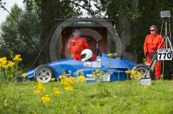 Linsday Summers, OMS CF, Hagley and District Light Car Club meeting, Loton Park Hill Climb, August 2012. 