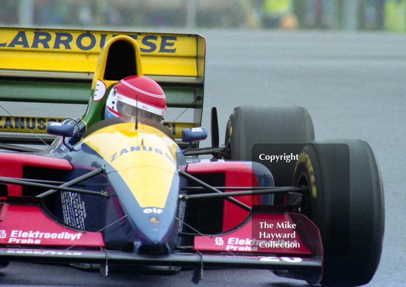 Eric Comas, Larrousse LH93, European Grand Prix, Donington, 1993
