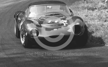 P Ridgway, Worcester Racing Association Ginetta G12, Shelsley Walsh Hill Climb June 1967.