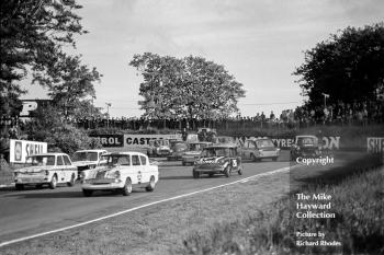 Bernard Unett spins at Druid's, Brands Hatch, May 28 1967.
