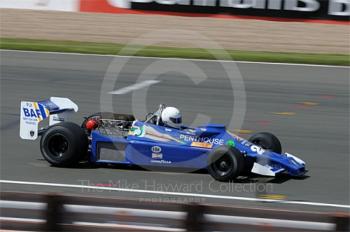 Frank Lyons, 1975 Hesketh 308E, Grand Prix Masters race, Silverstone Cassic 2009.