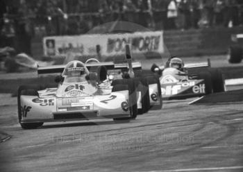 Jean-Pierre Jabouille, Equipe Elf Switzerland (Jabouille 2J) BMW M12, BRDC European Formula 2 race, Silverstone 1975.
