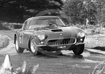 Ferrari, reg no 1 HUY, Loton Park Hill Climb, 1967.
