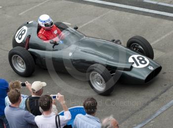 Andrew Garner, 1958 Formula One BRM P25, HGPCA pre-61 GP cars, Silverstone Classic, 2010