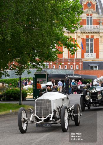 David Biggins, Daimler Mercedes Rennwagen, Chateau Impney Hill Climb, 2015.
