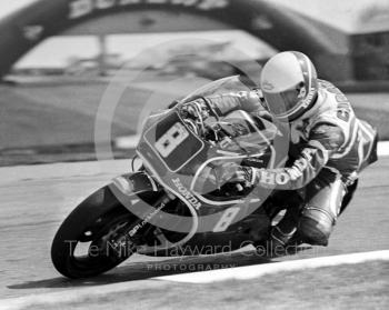 Wayne Gardner, Honda, John Player International Meeting, Donington Park, 1982.
