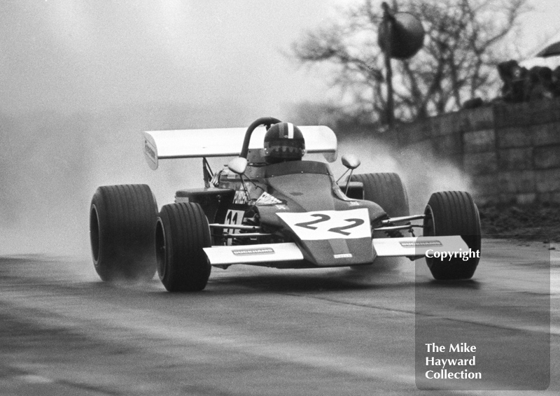 David Purley, Lec Refrigeration RacingÂ March 722-10, Oulton Park John Player Formula 2, 1972.